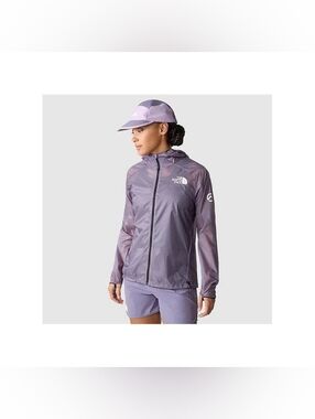 THE NORTH FACE Grey Summit Series Hooded Packable Windbreaker M
